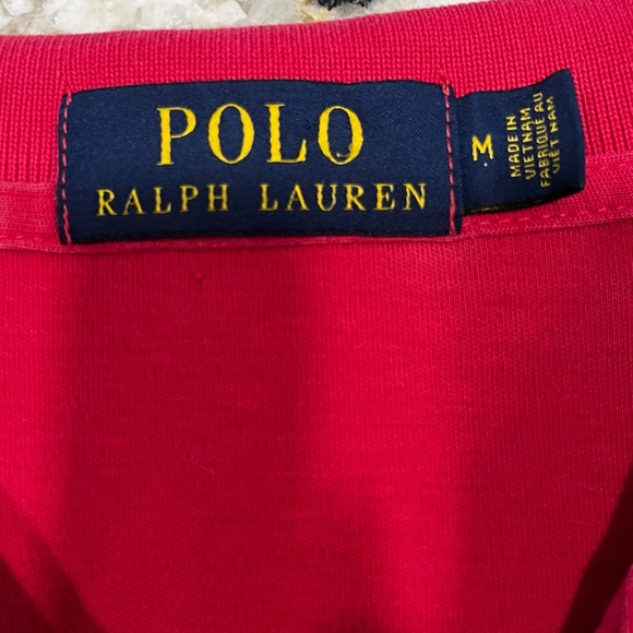 Polo by Ralph Lauren Classic Short Sleeve Polo T-Shirt Size M - Picture 3 of 4